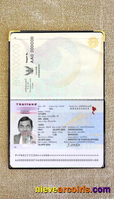 Thailand passport photolook